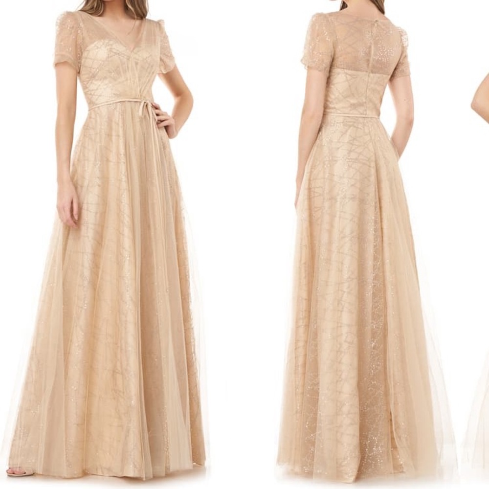 Carmen Marc Valvo Tulle gown